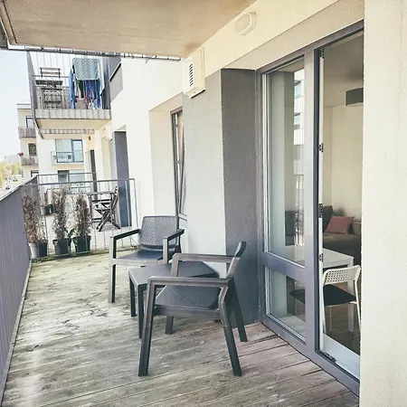 With A Large Balcony Apartment *