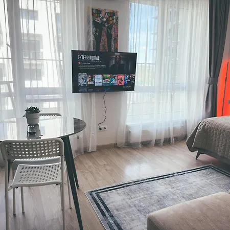 With A Large Balcony Apartman Vilnius