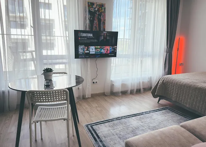 With A Large Balcony Apartman Vilnius