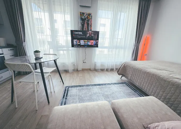 With A Large Balcony Apartman Vilnius